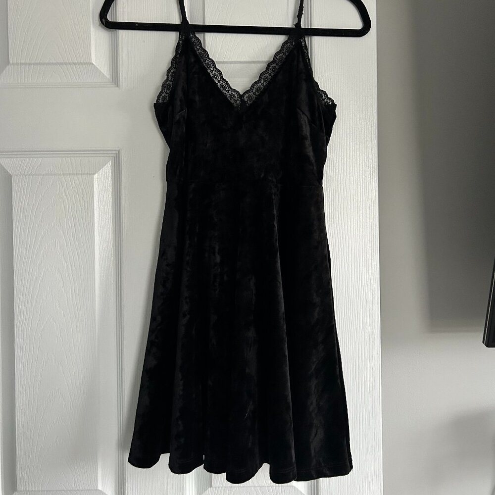 Velvet Black Dress